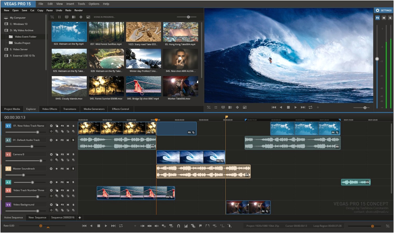 Sony Vegas Pro 11.0 Templates Free Download