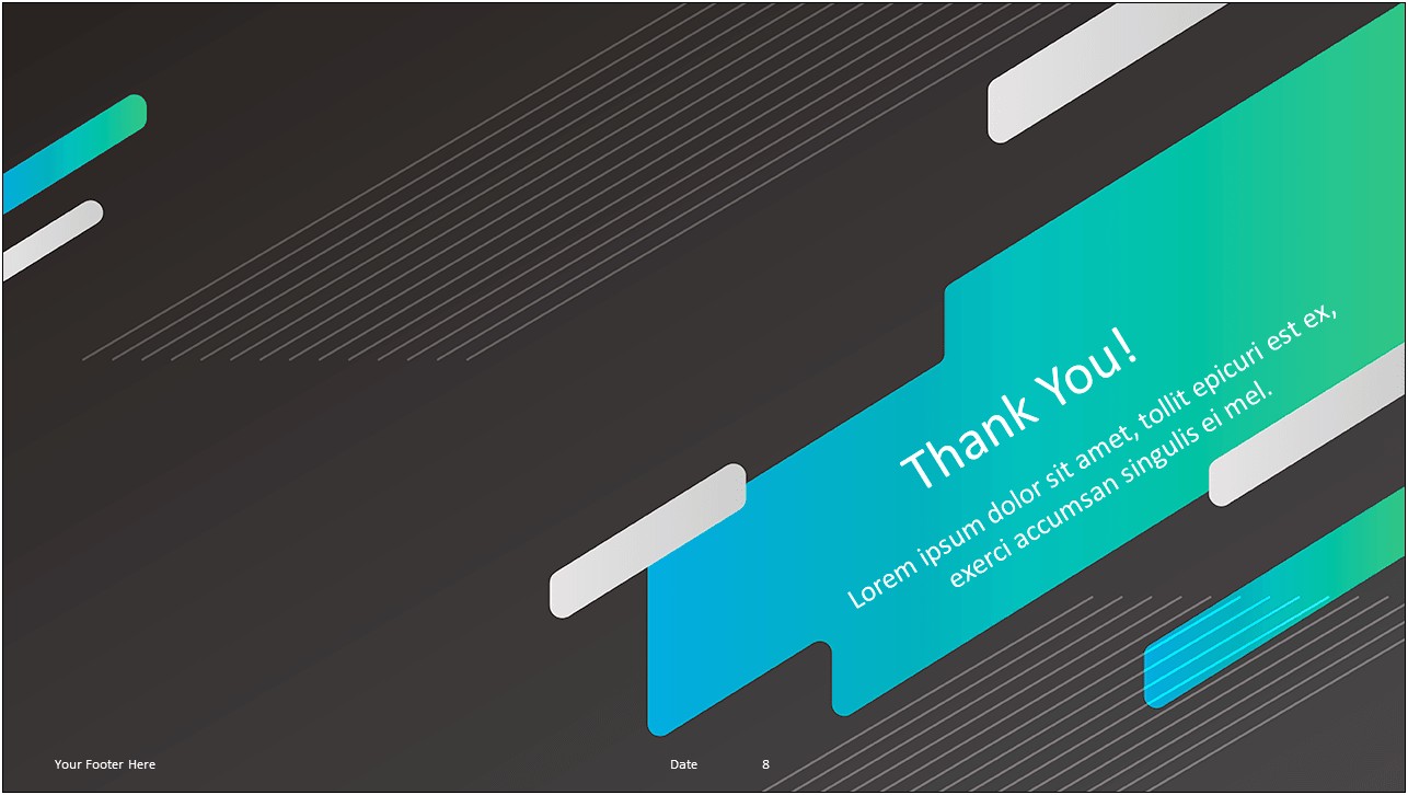 Thank You Ppt Template Free Download