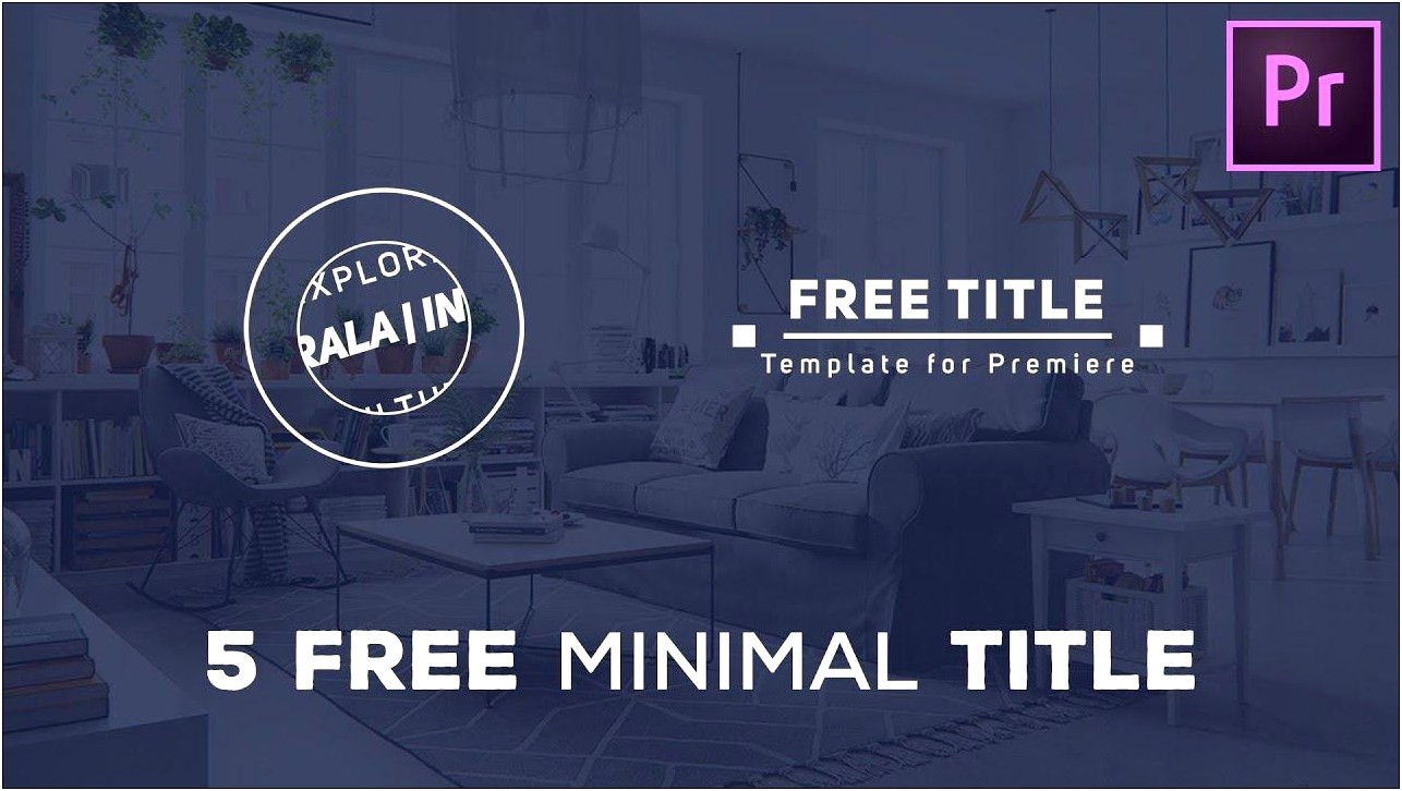 Title Template For Premiere Pro Free