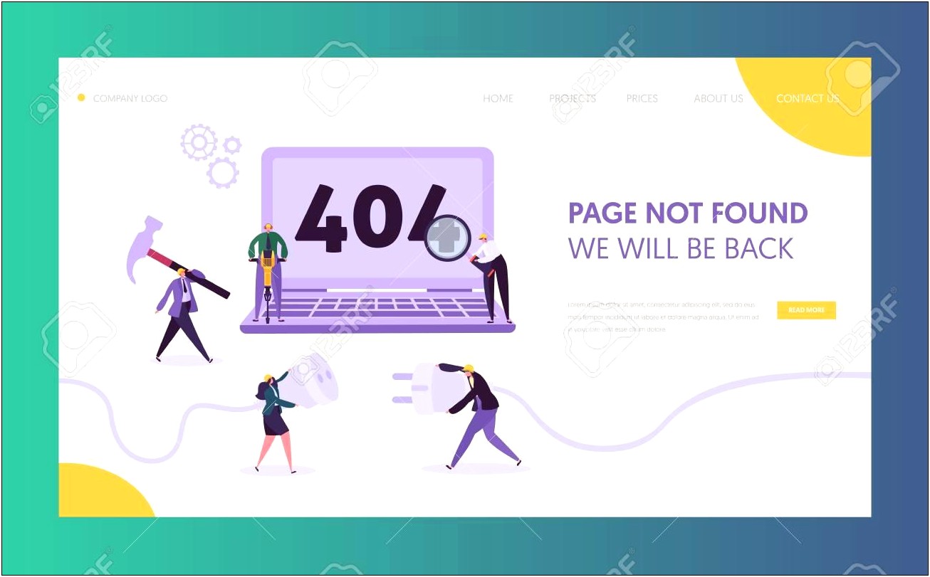 Under Maintenance Html Page Template Free