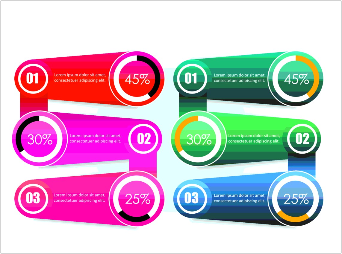 Vector Infographic Template Collection Free Download