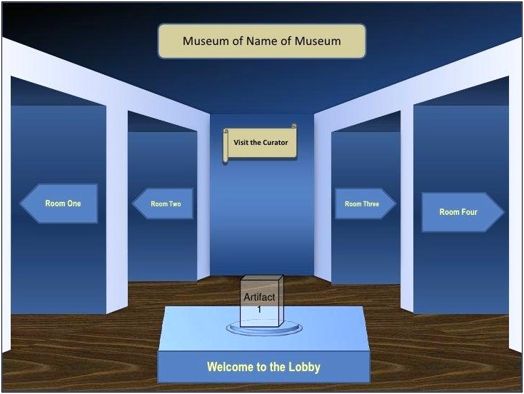 Virtual Museum Template Google Slides Free