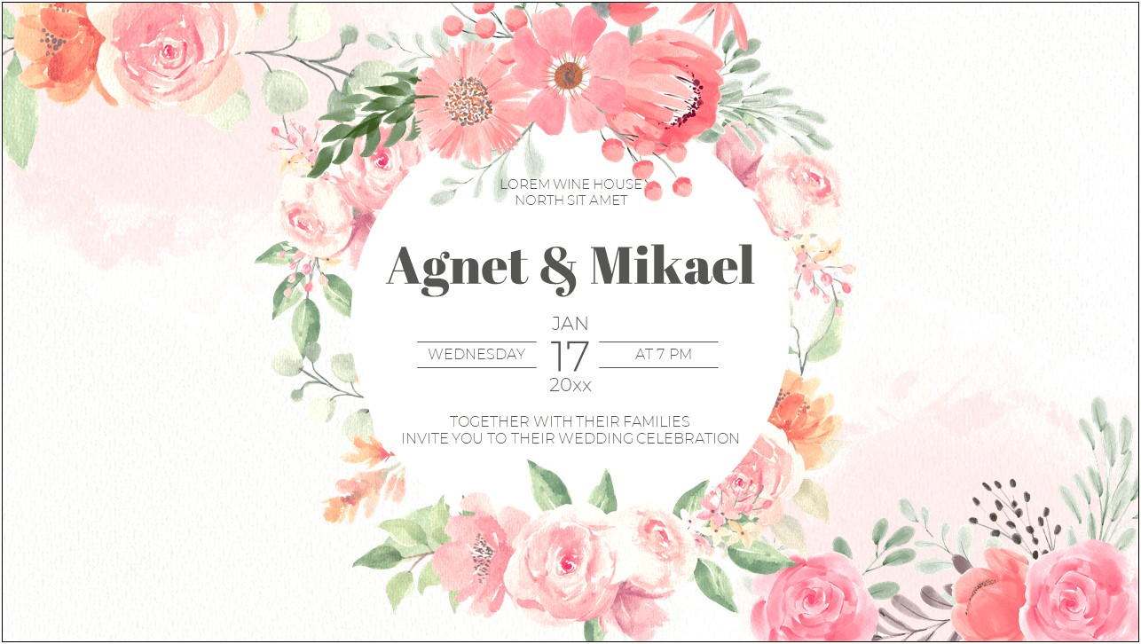 Wedding Invitation Powerpoint Templates Free Download