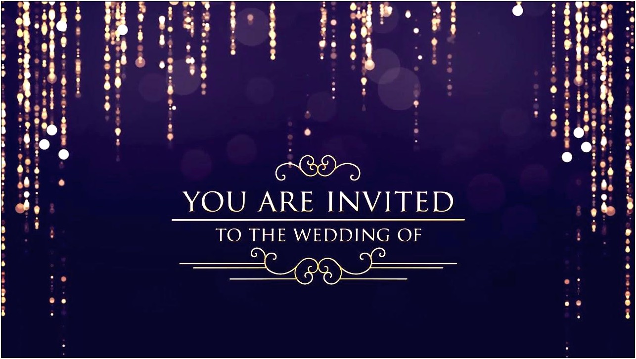 Wedding Invitation Templates Sony Vegas Free