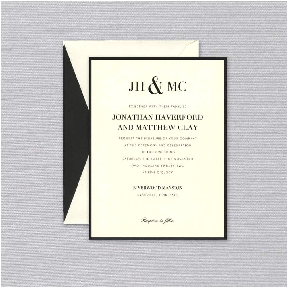 William Arthur Wedding Invitations Volume 1