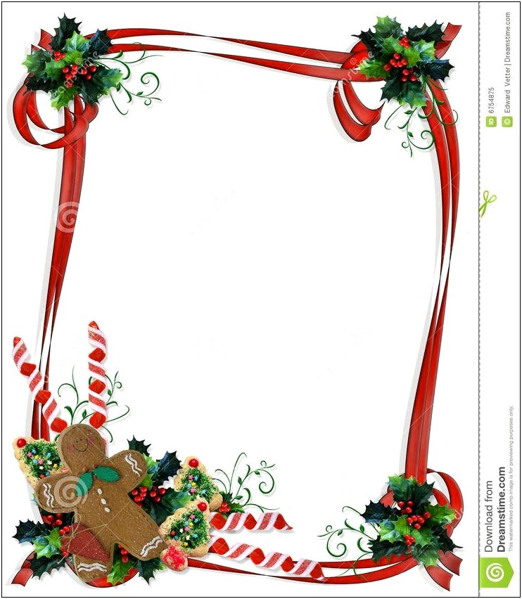 Word Document Free Christmas Stationery Templates For Word
