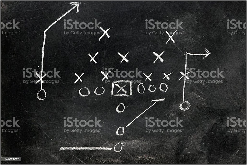 X's And O's Football Template Free