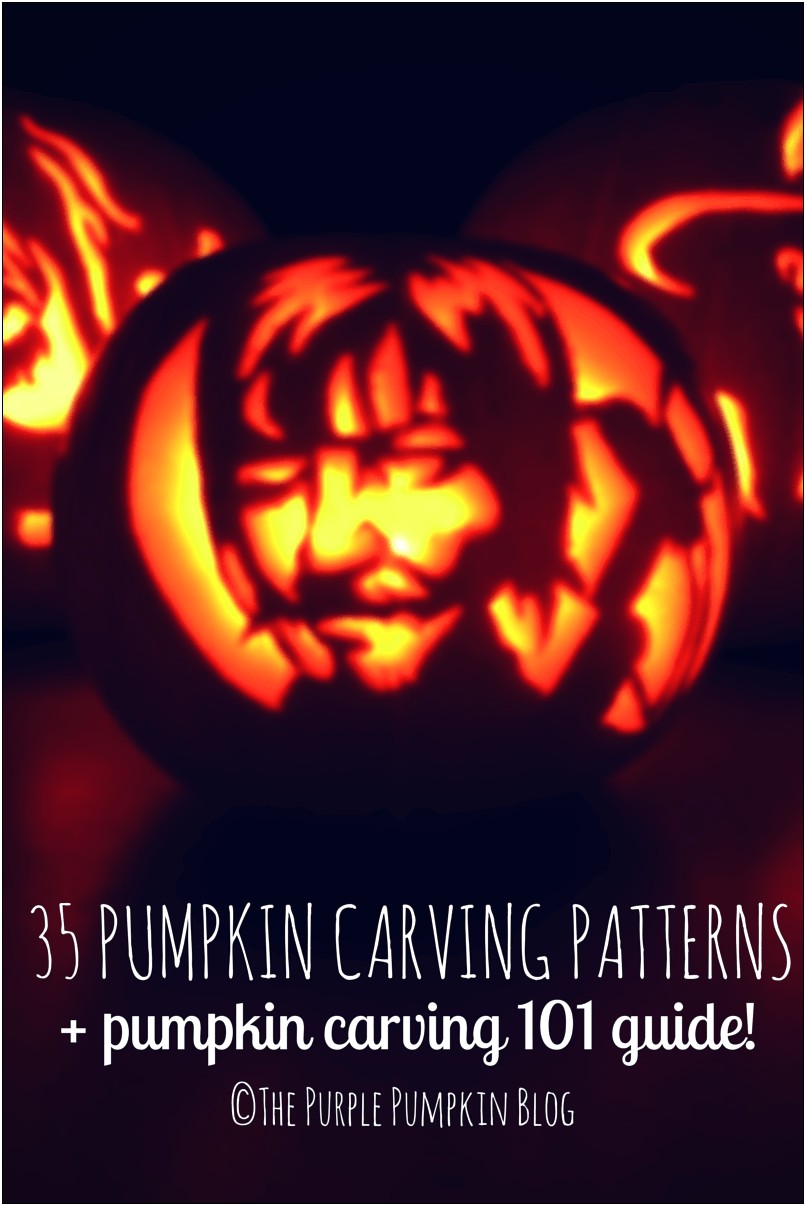 Zombie Pumpkin Carving Templates Free Printable