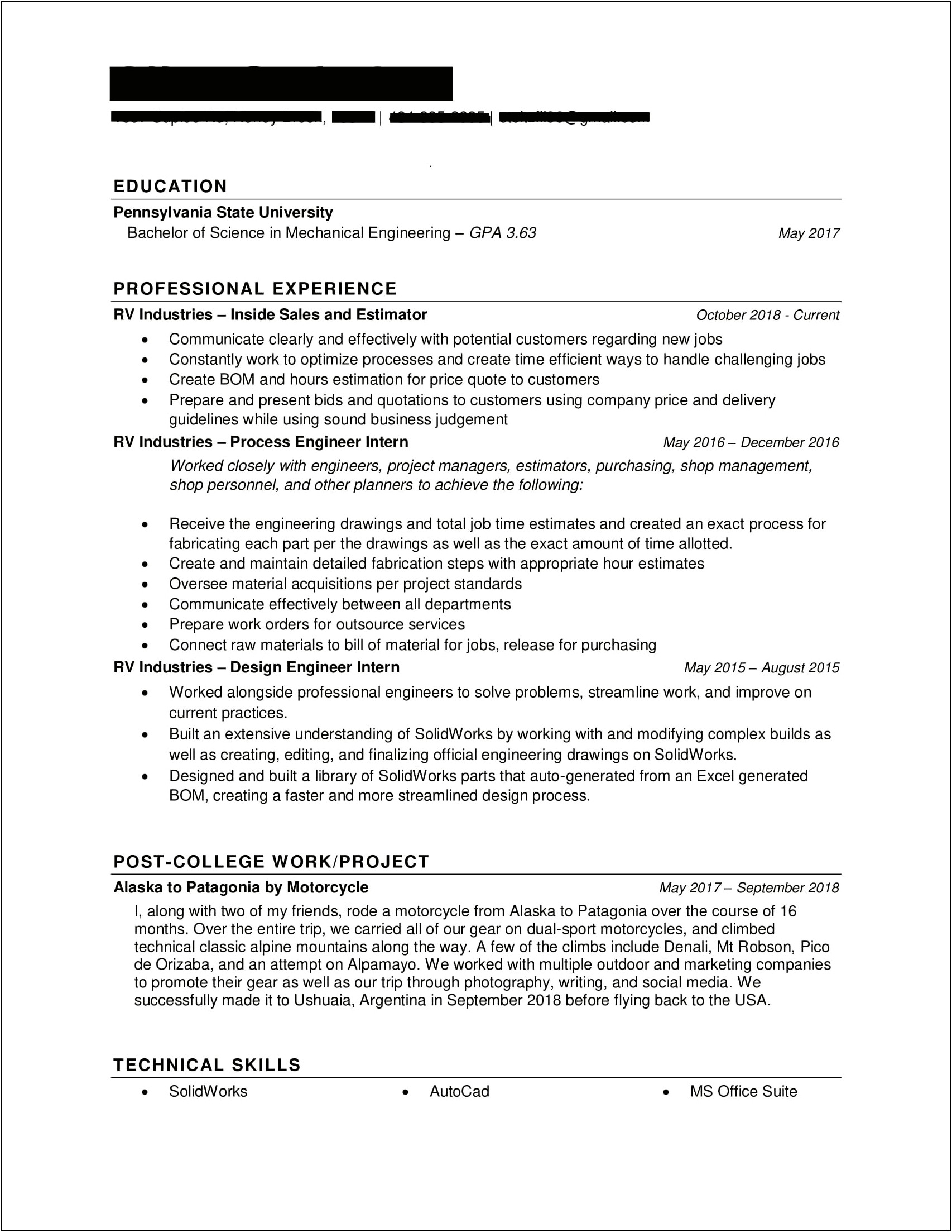 6 Month Contract Jobs On Resume