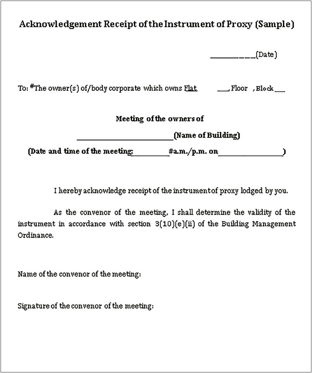 Acknowledge Receipt Of Resume Sample Letter