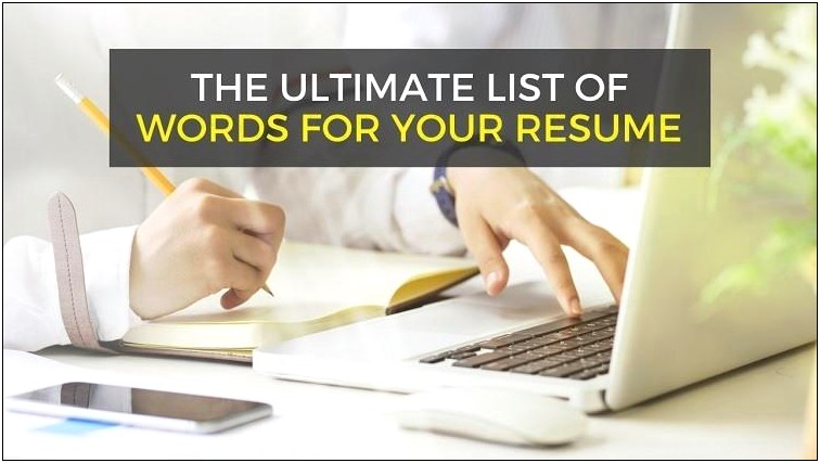 Action Words For A Sales Resume