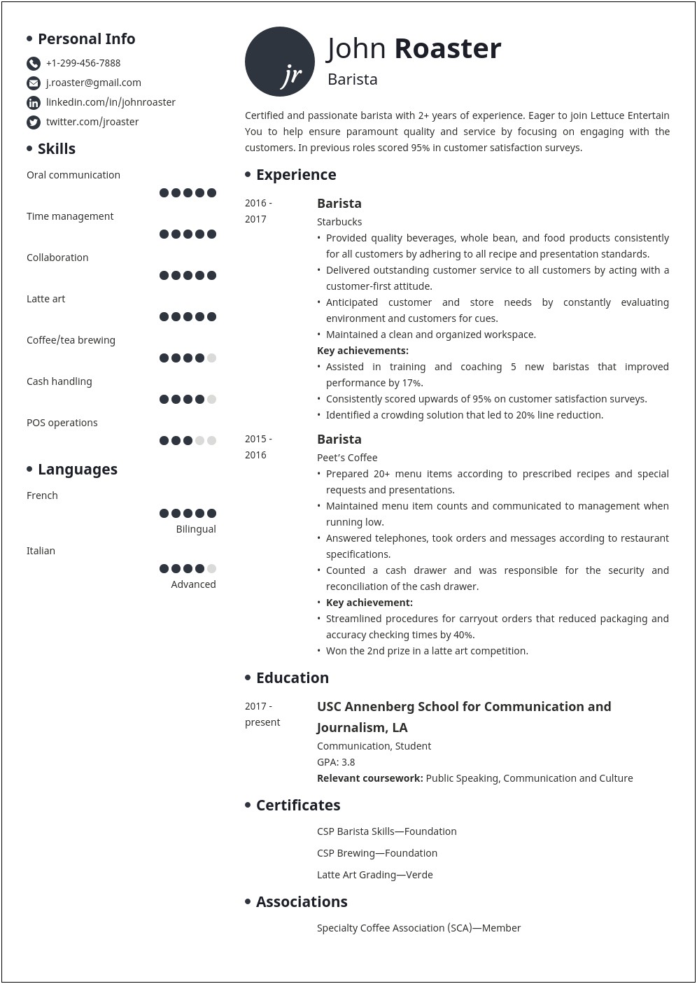 Activities And Interests To Put On Resume