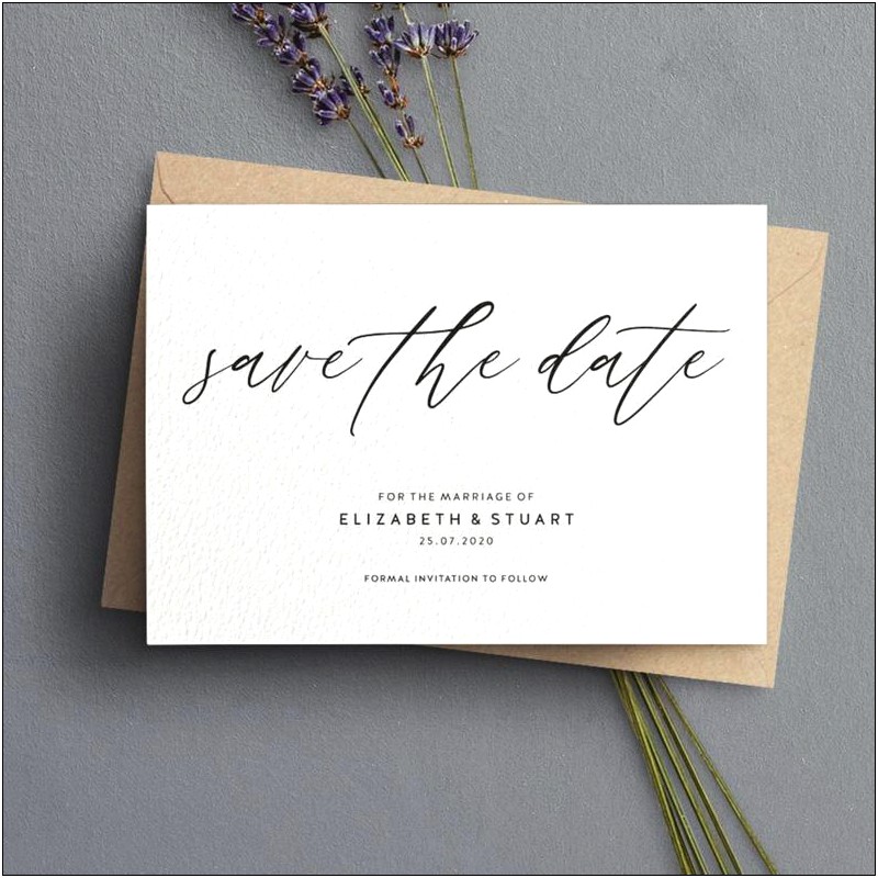 Addressing Wedding Invitations And Save The Dates