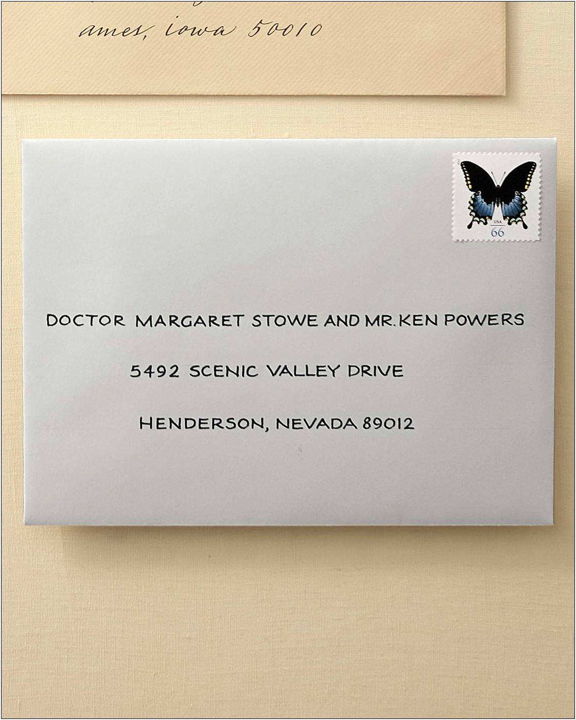 Addressing Wedding Invitations Female Doctor Married