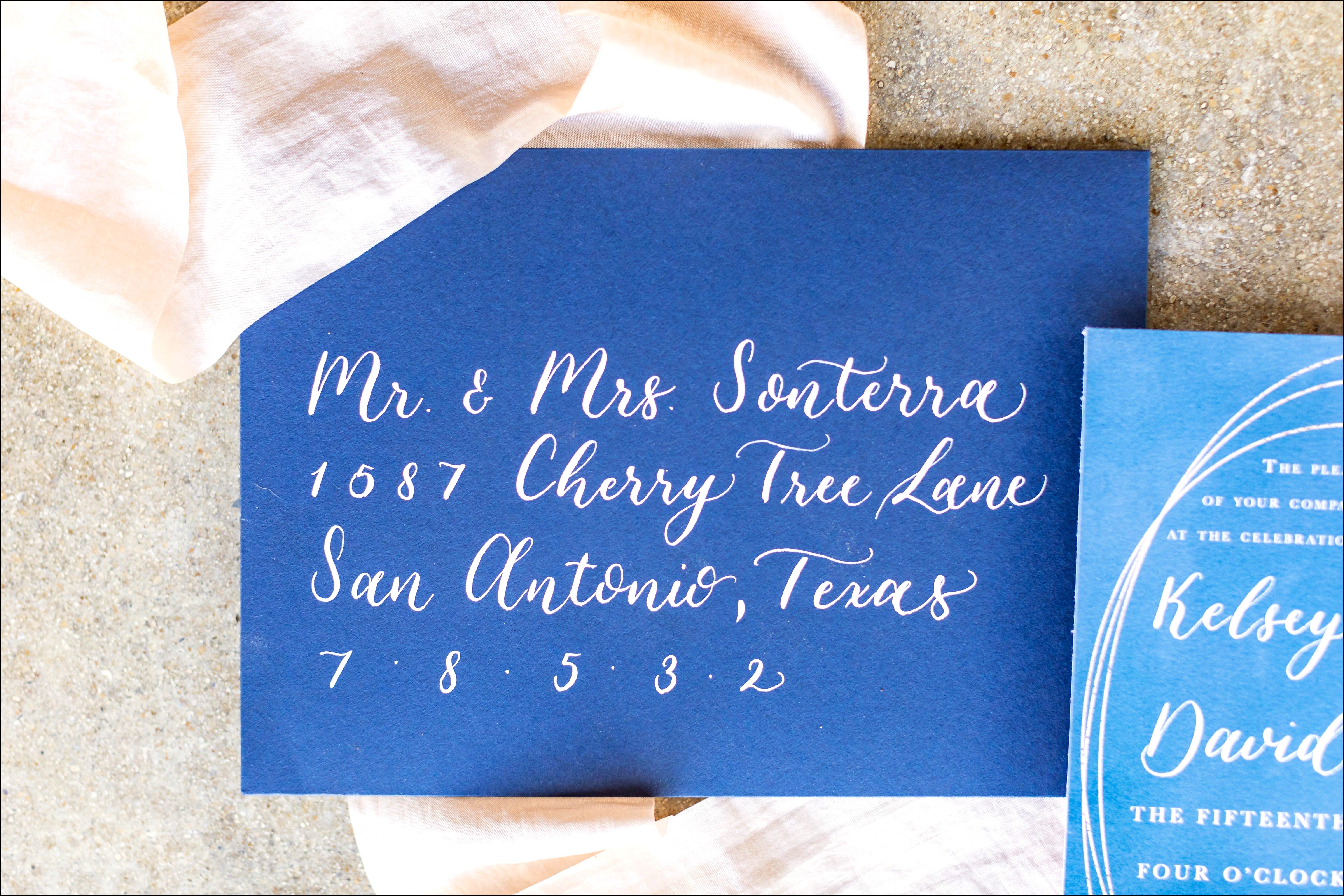 Adresses For Wedding Invitation Abbreviate Northeast