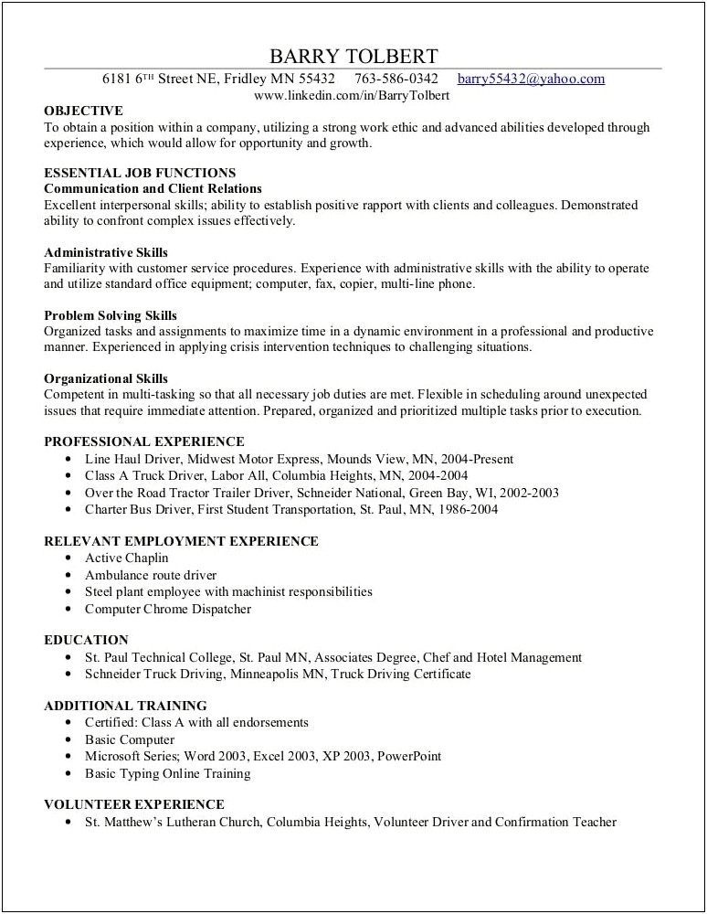 Advanced Excel And Vba Experience In Resume