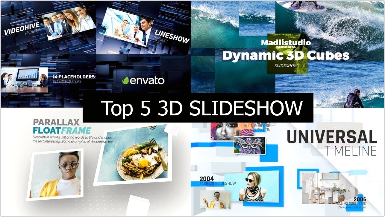 After Effects Template Photo Slideshow 3d Ii Download