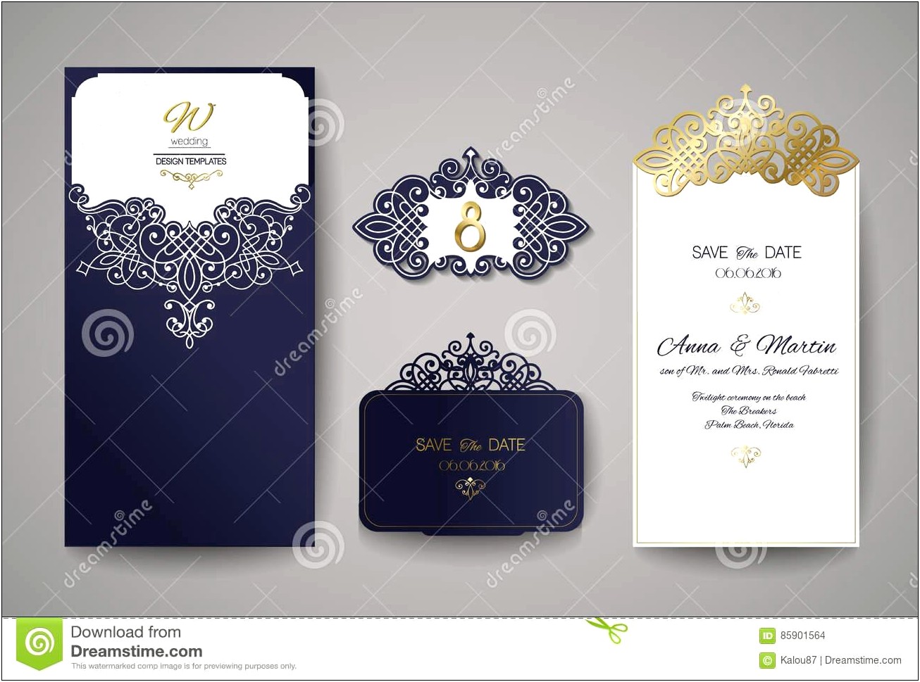 And Or & Symbol On Wedding Invitation Envelope