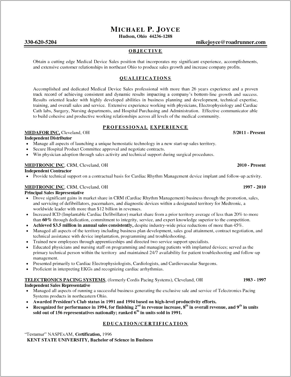 Andrew Lacivita Ultimate Resume Template Pdf