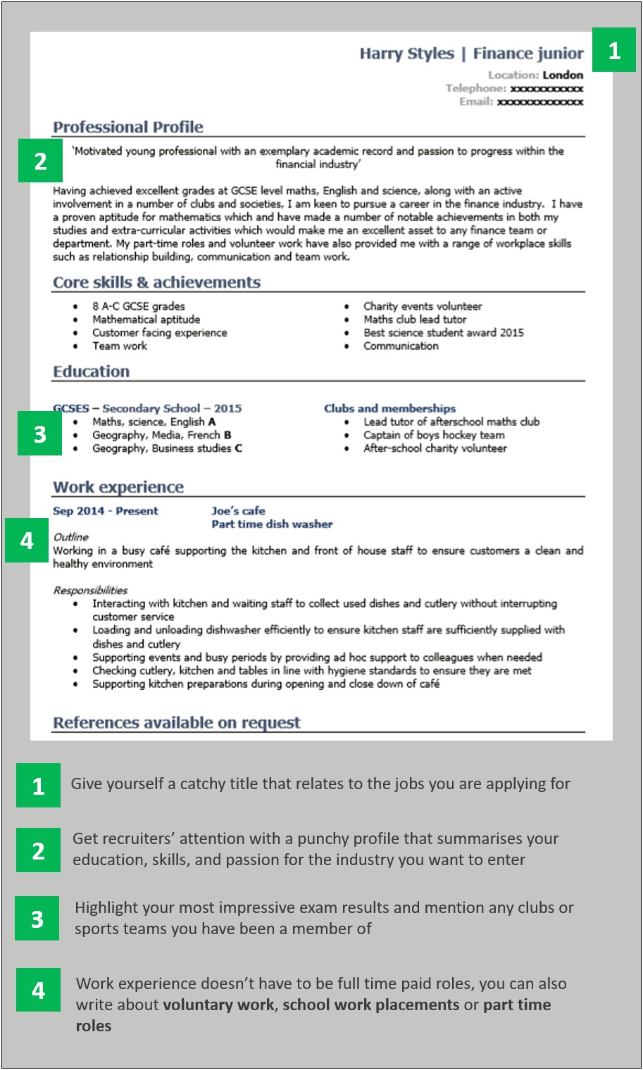 Appropriate Skills To List On A School Resume