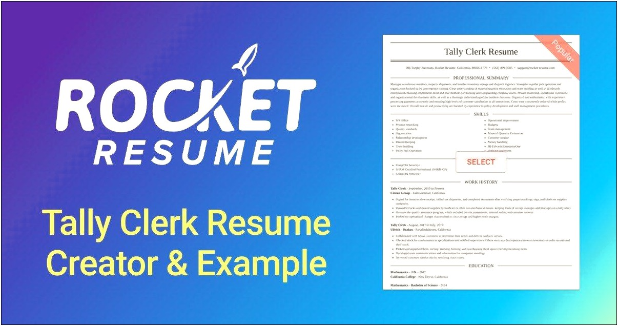 Auto Title Clerk Resume Job Description