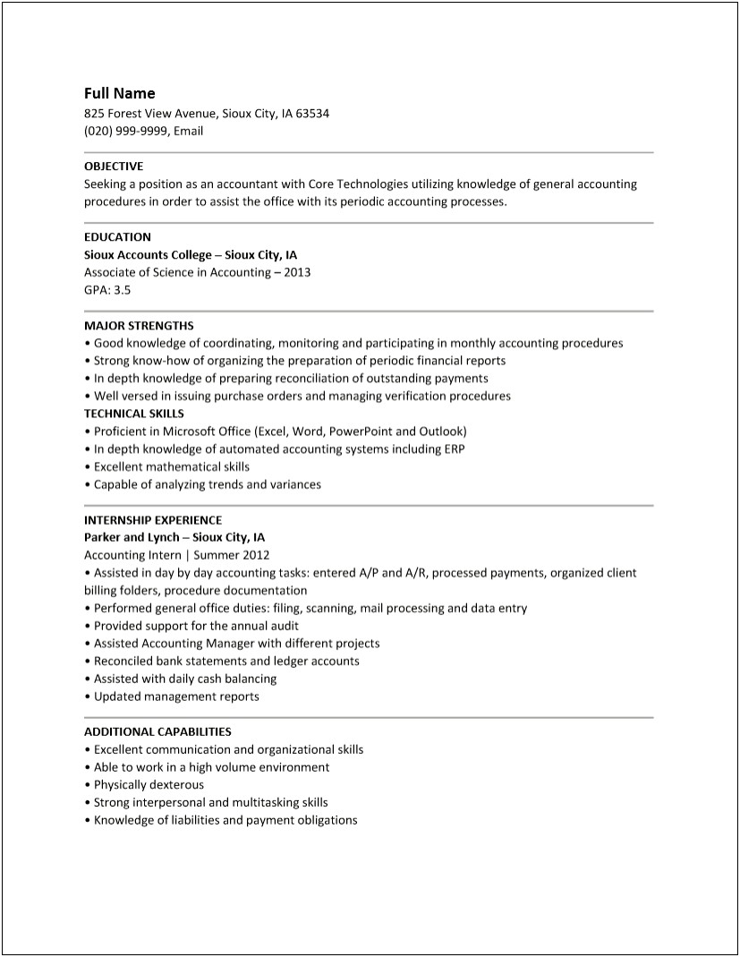 Banking Resume Sample Entry Level Pdf