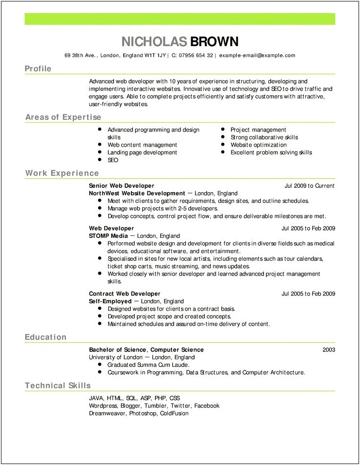 Basic Description Of Management Skills On Resume