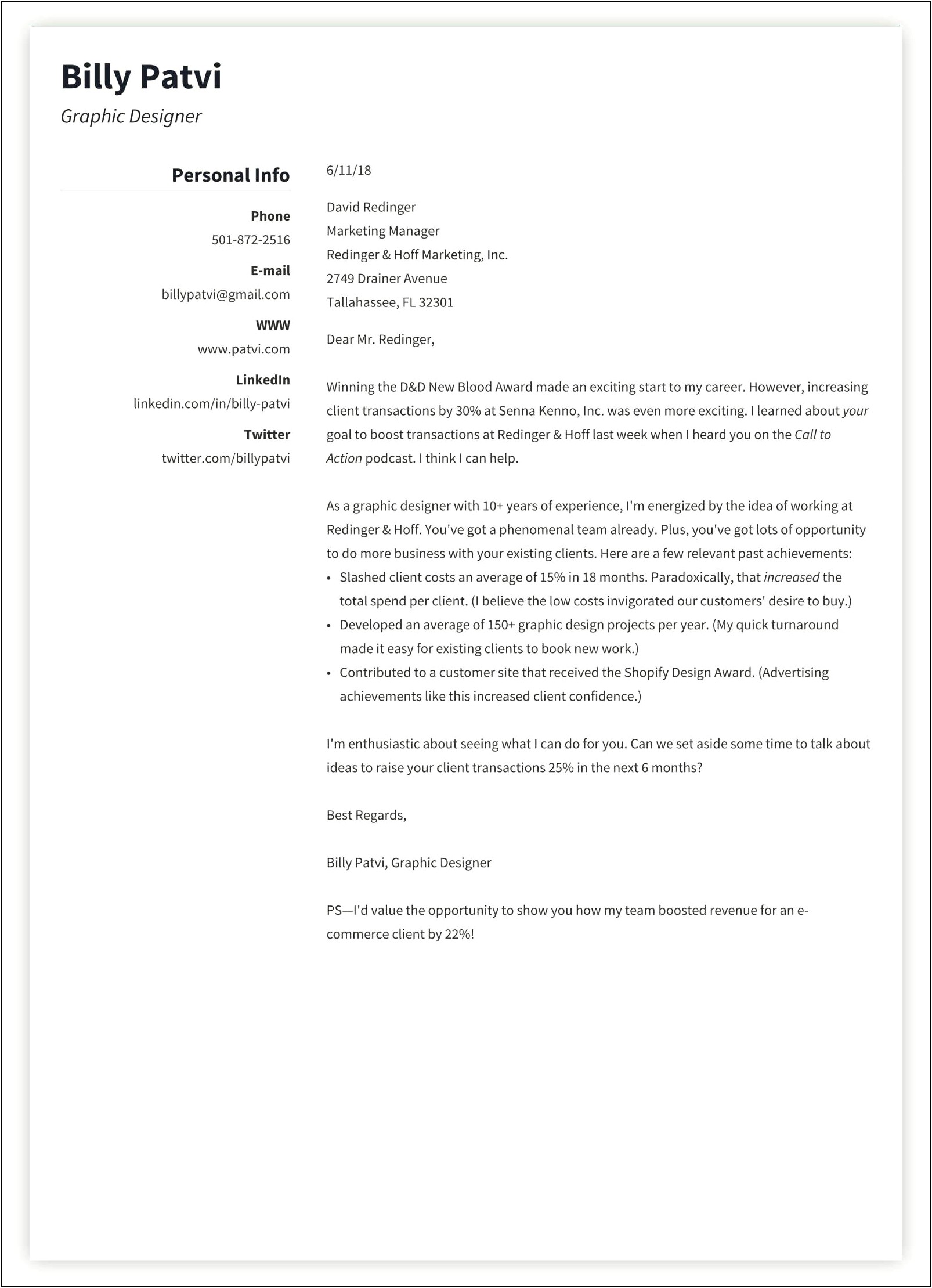 Basics Of A Cover Letter For A Resume