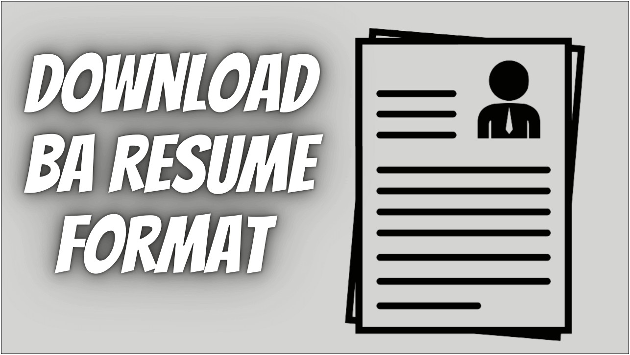 Bcom Fresher Resume Sample Doc Download