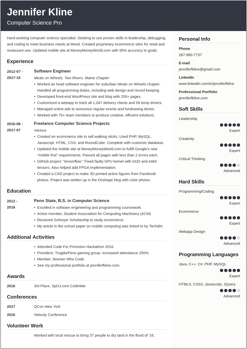 Be The Match Volunteer Work On Resume