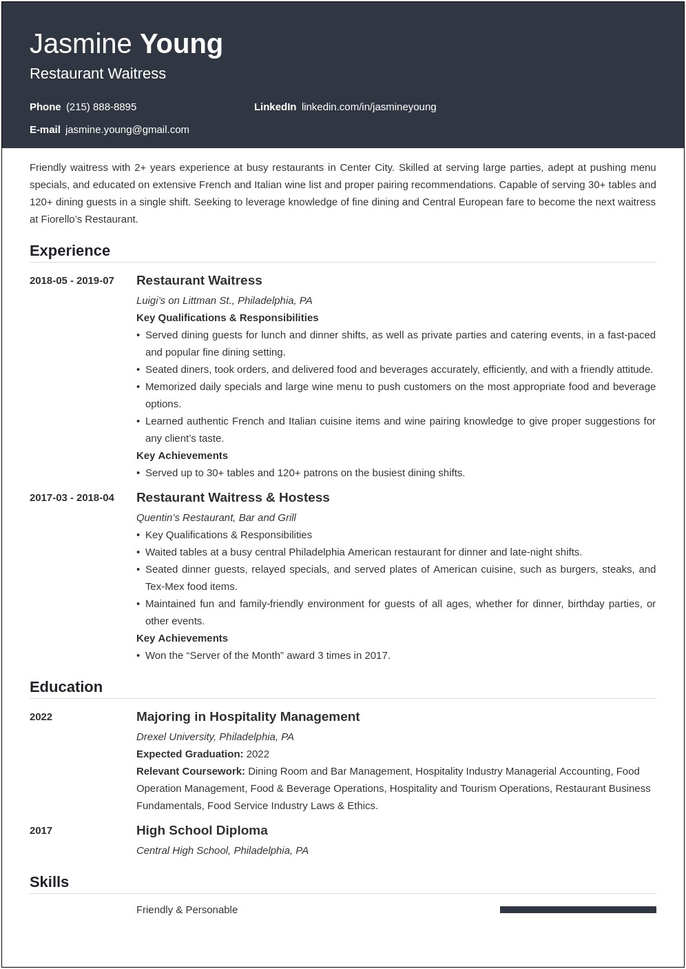 Beginner Resume For High School Student