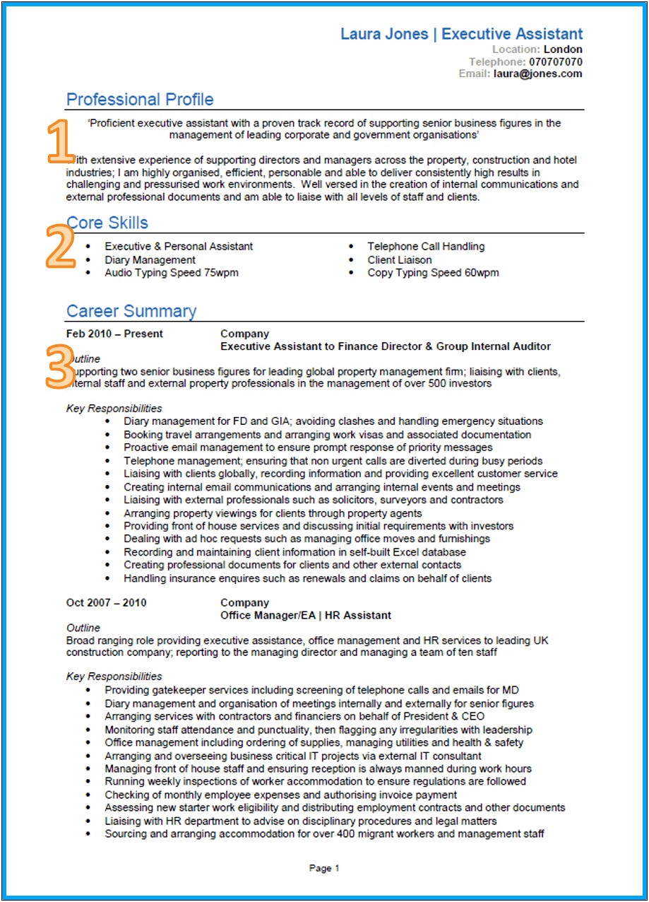 Best Examples Of Skills And Interests On Resume