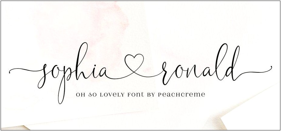 Best Font For Wedding Invite Labels