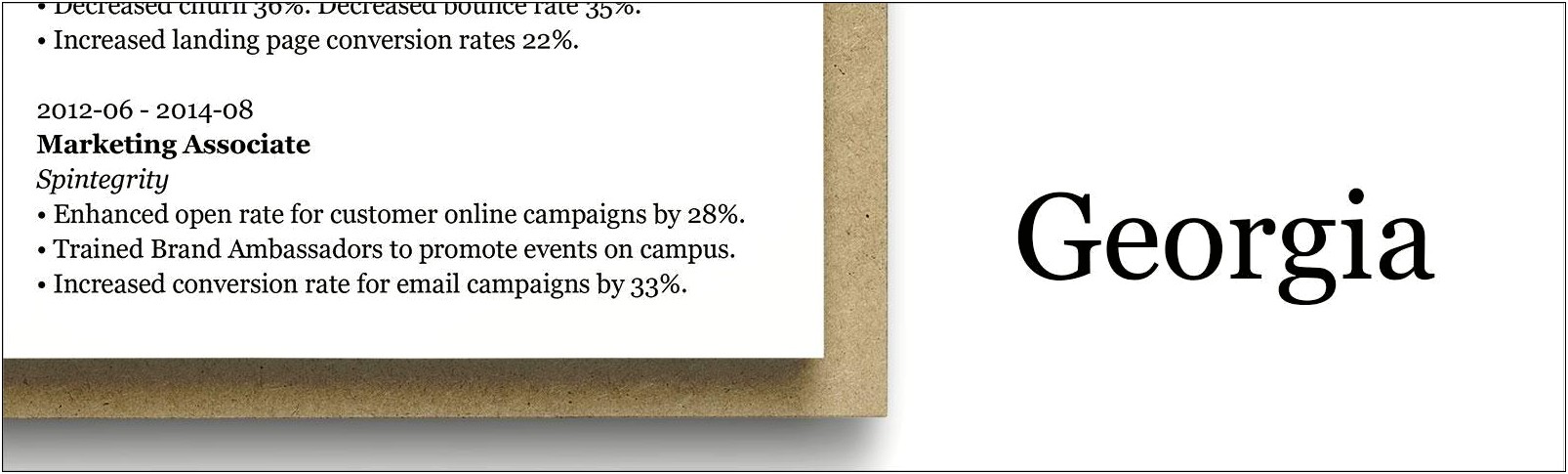 Best Font Size For Resume Writing