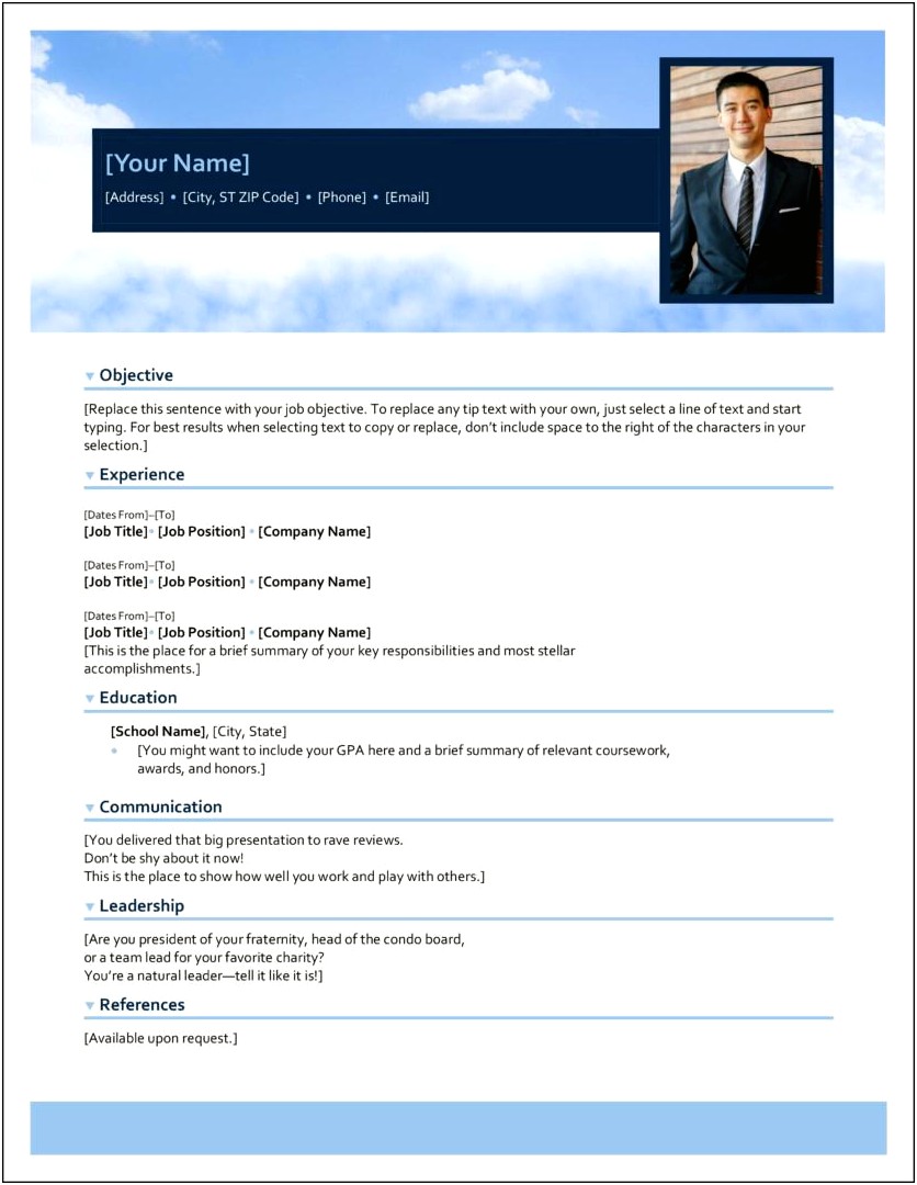 Best Free Resume For Windows