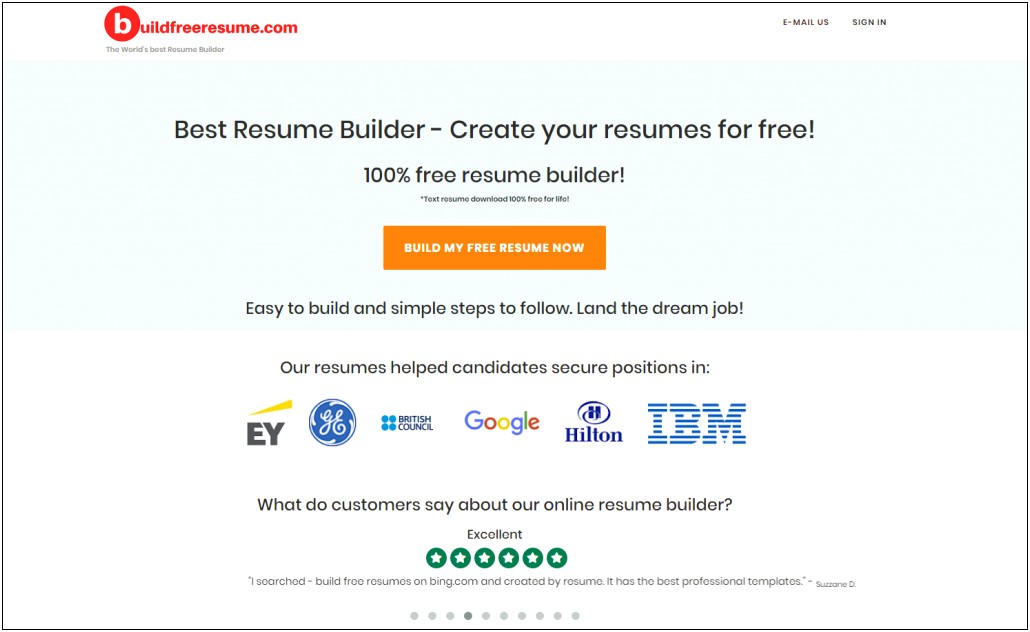 Best Place To Fid Free Resume