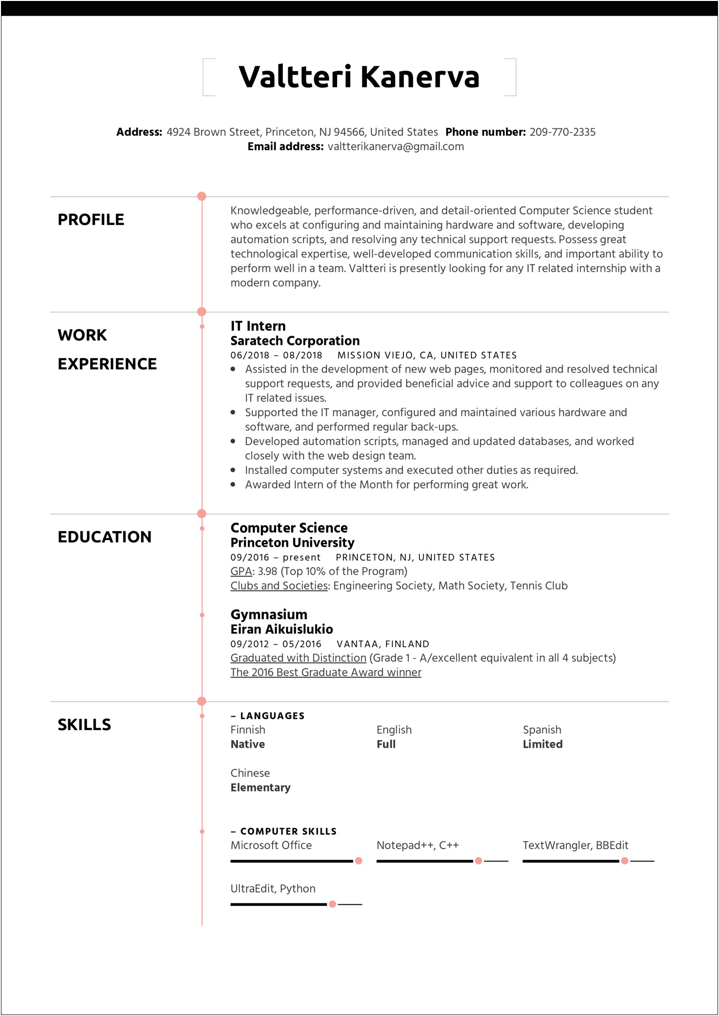 Best Place To Find A Resume Template