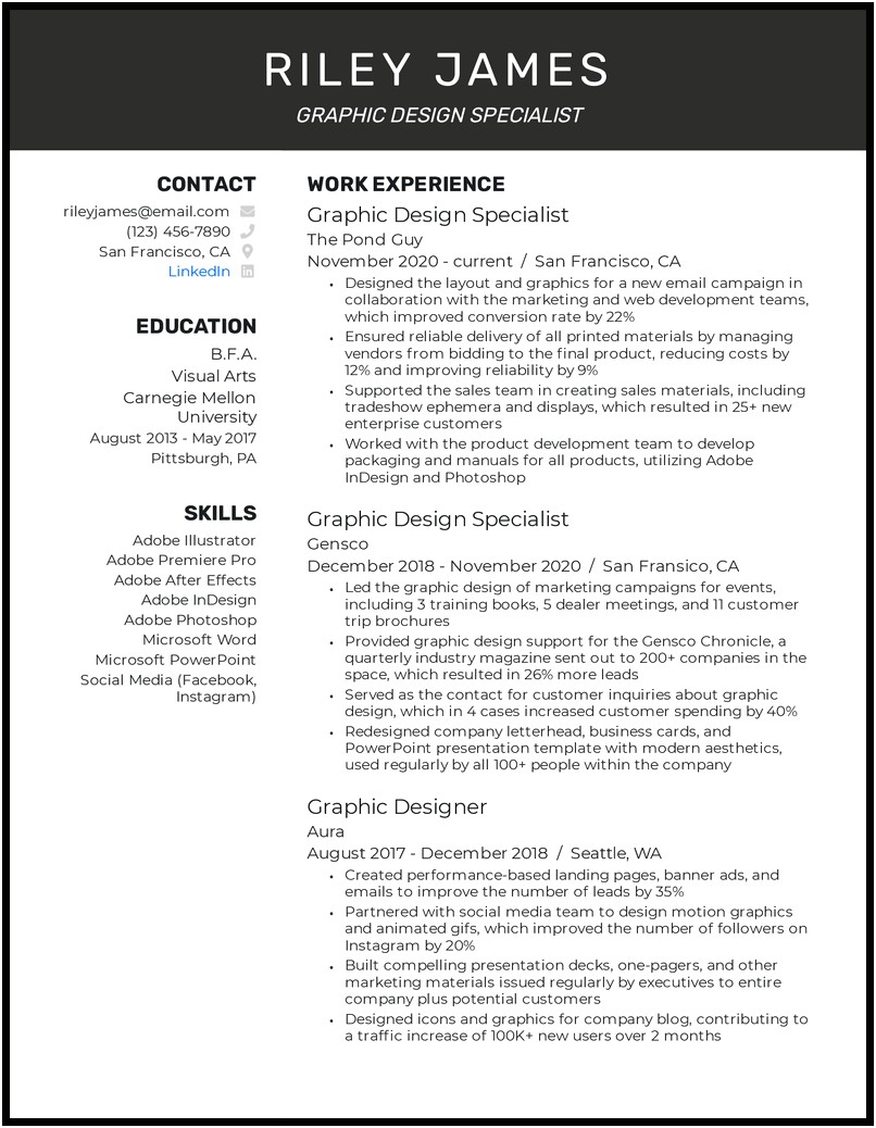 Best Practices For Writing Designer Resume