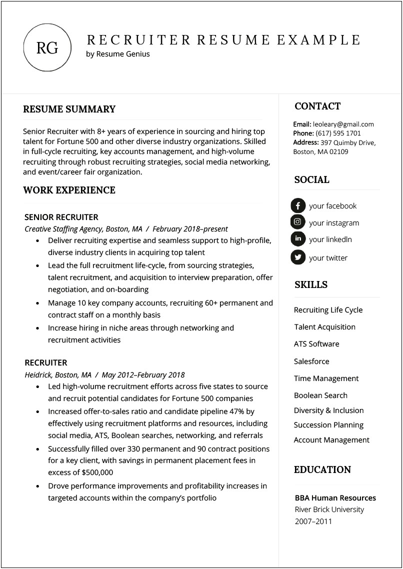 Best Resource For Writing A Resume