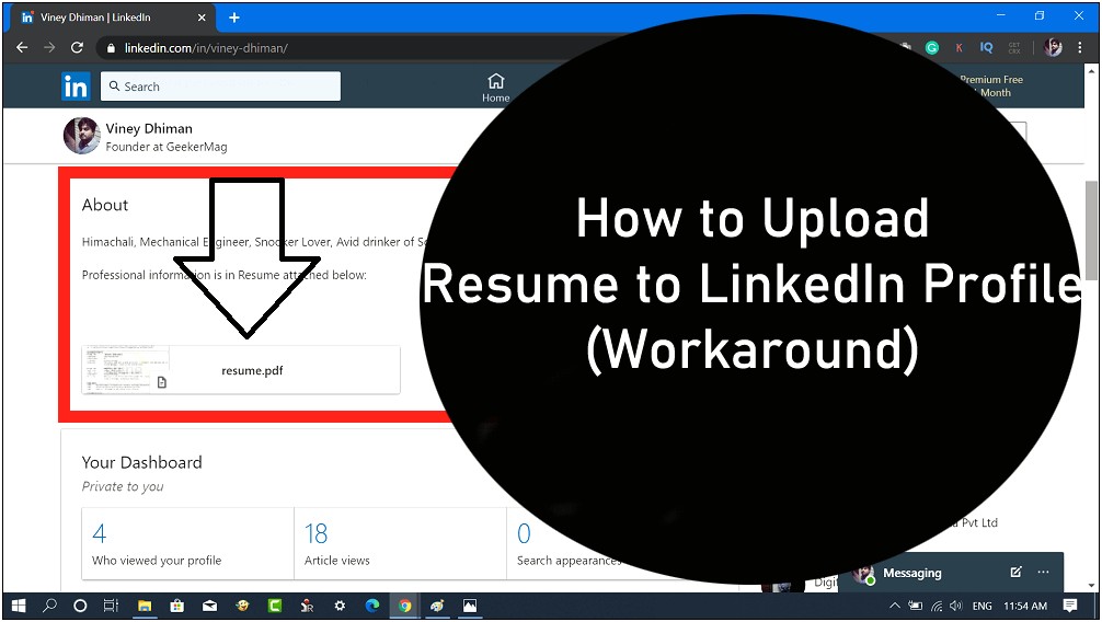 Best Resume File Format For Linkedin