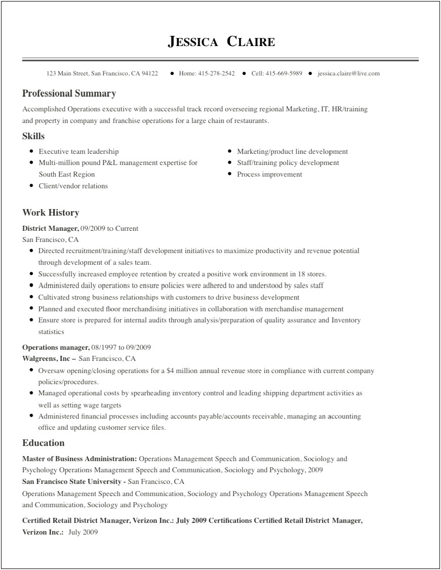 Best Resume For Customer Service Executive