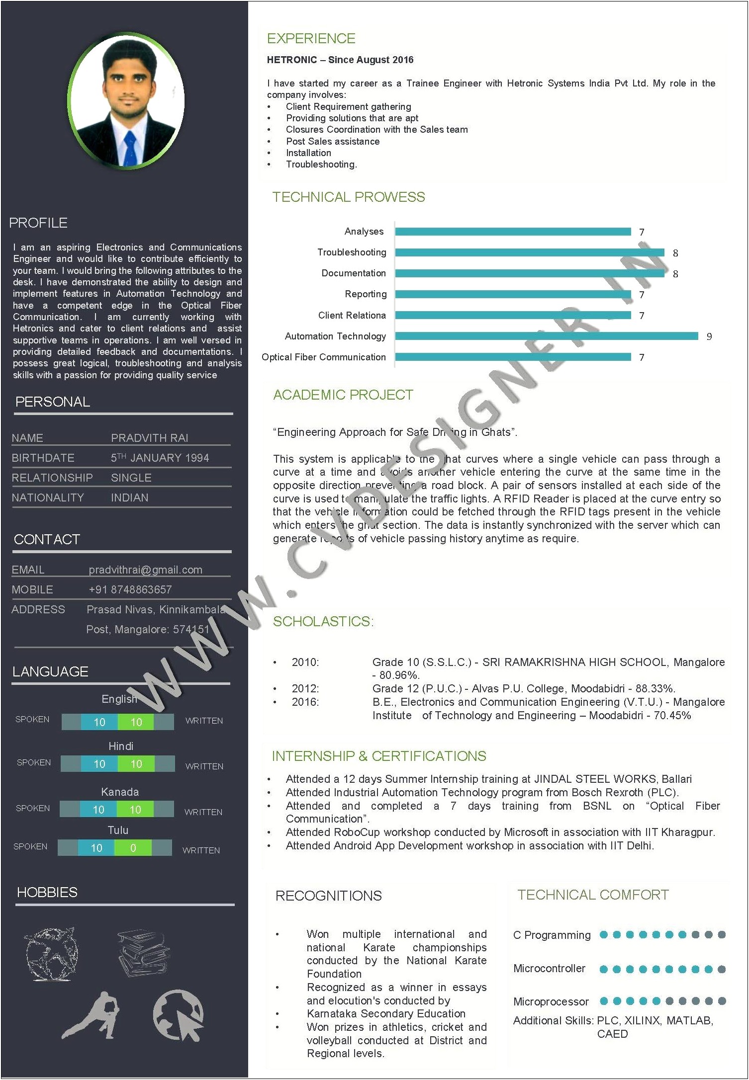 Best Resume For Vlsi Design Engineer 2018