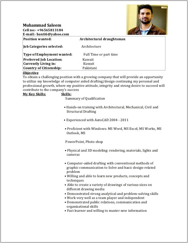 Best Resume Format For Freshers Computer Engineers Doc