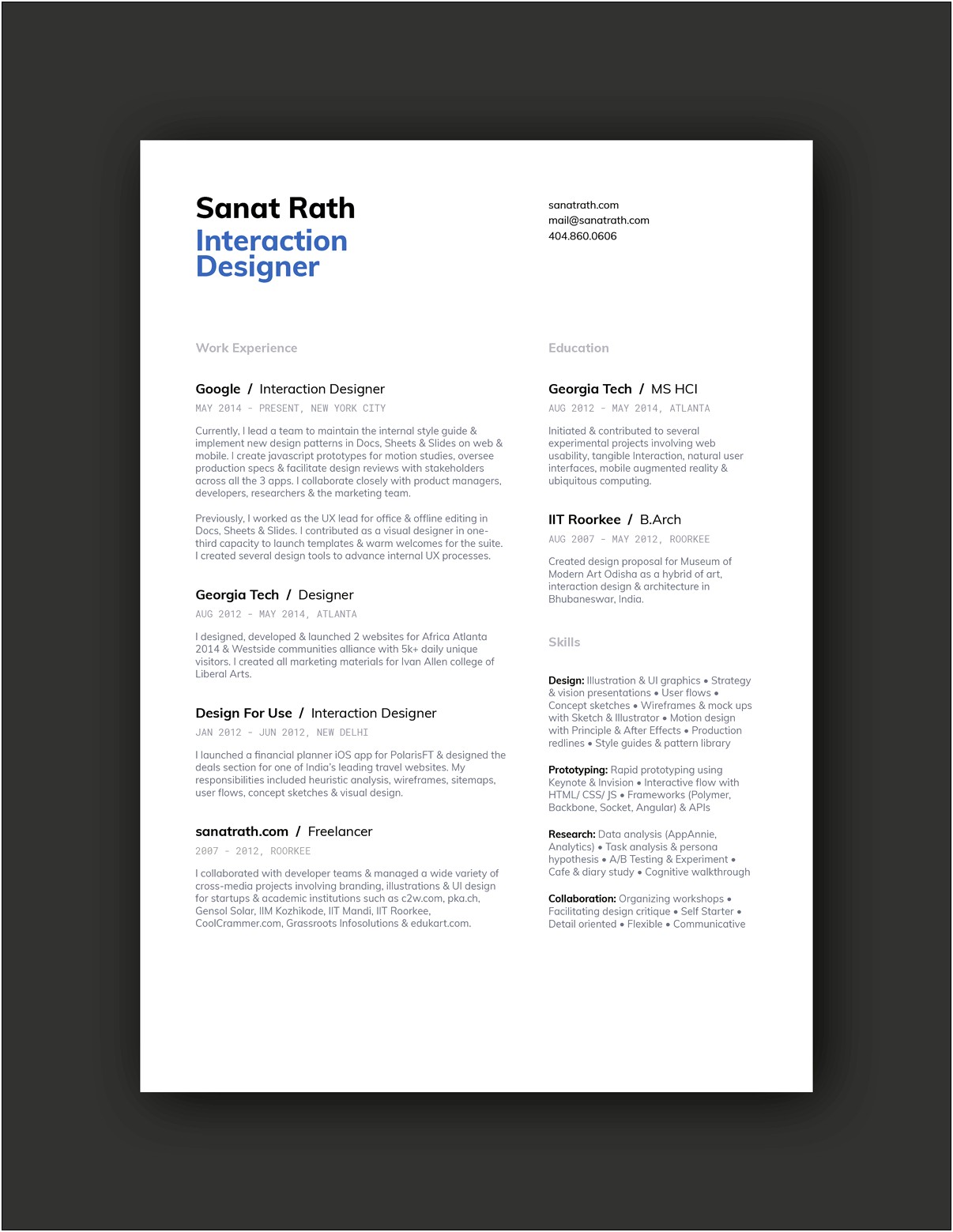 Best Resume Format For Manager Review