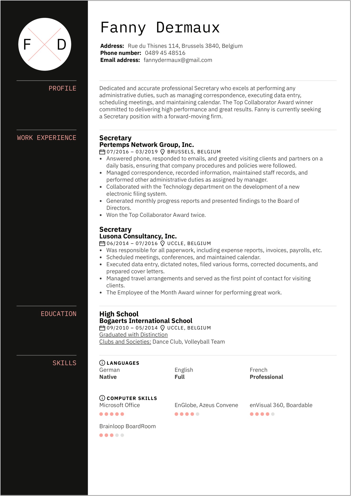 Best Resume Format To Save Room