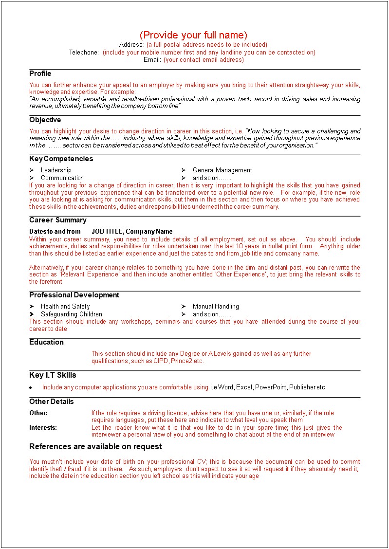 Best Resume Format To Use For Professional Jobs