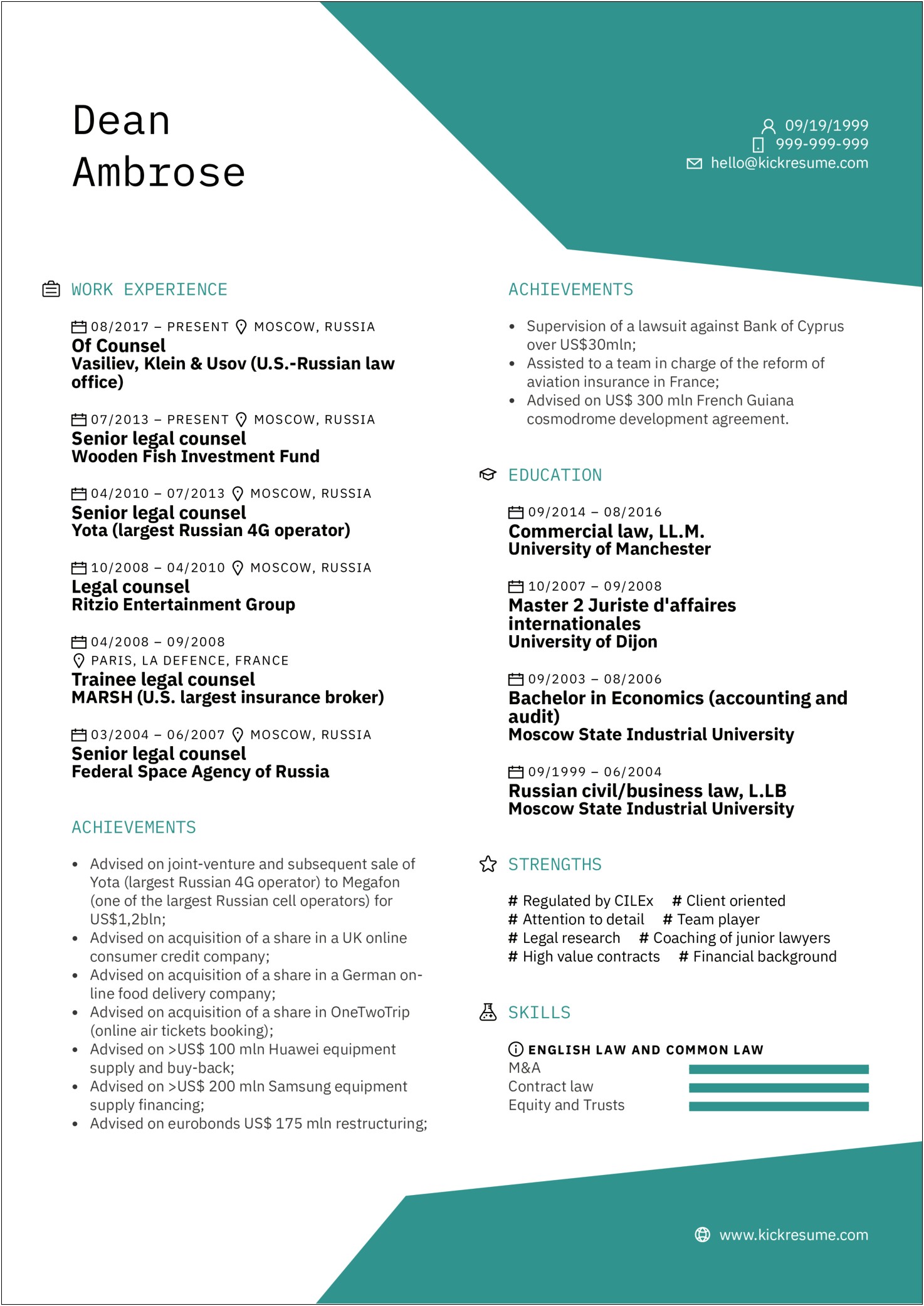 Best Resume Help For New Lawyers