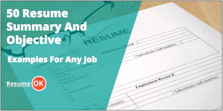 Best Resume Objectes For A Supervisor