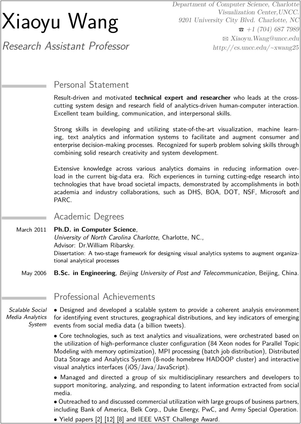 Best Resume Summary Statement Scientist Motivated