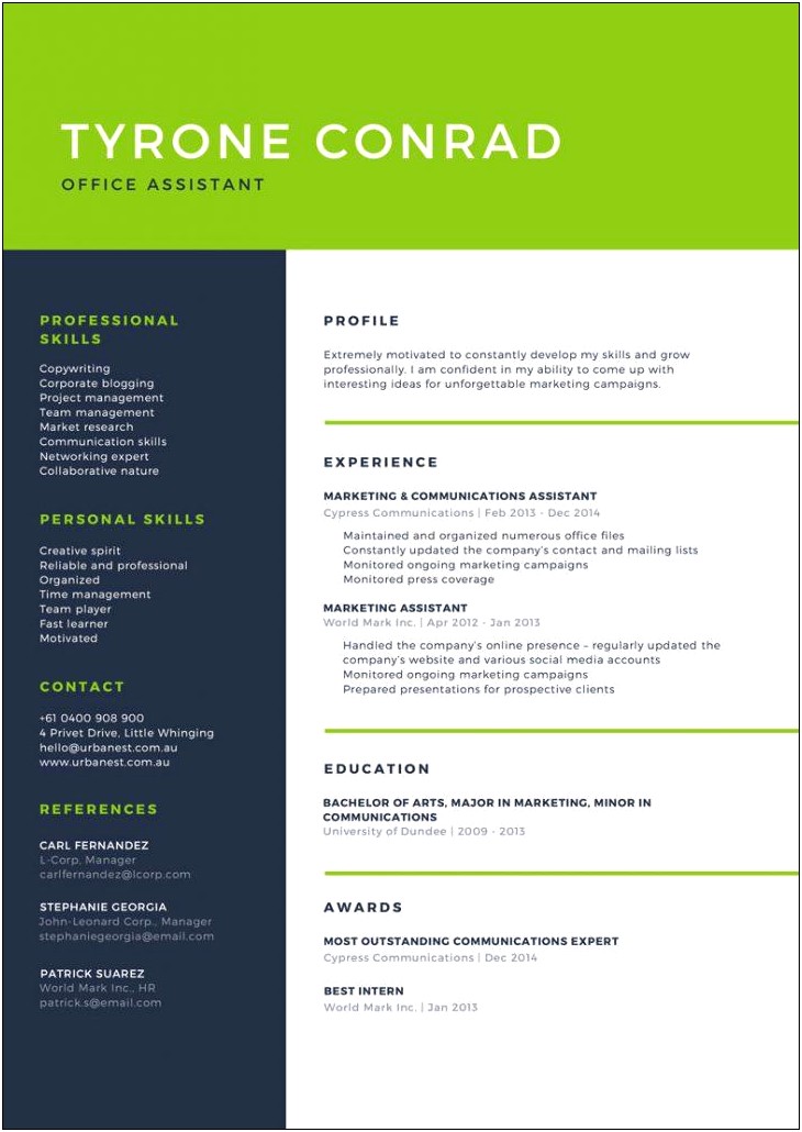 Best Resume Template Of All Time